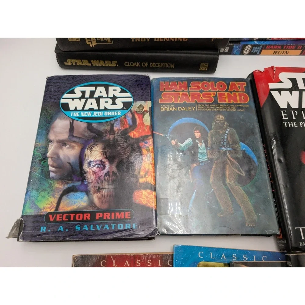 Lot of 30 Star Wars Novels Mixed Format  Hardcover / Paperback